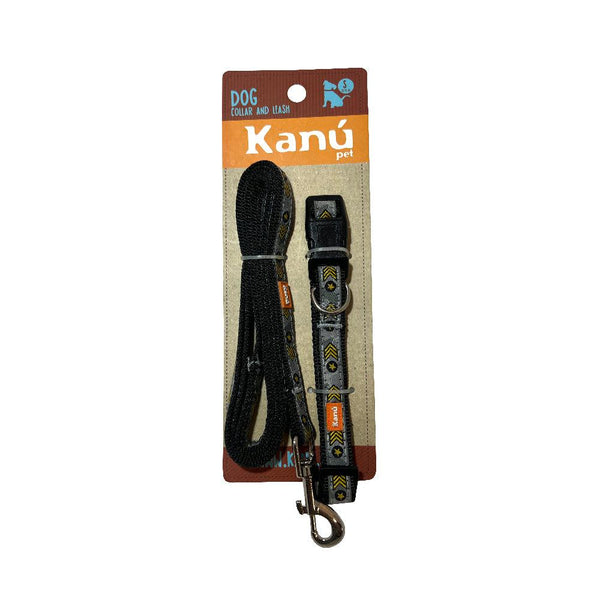 Kanu Pet  Stripes Combo Dog Leash & Collar | Kanu Pet