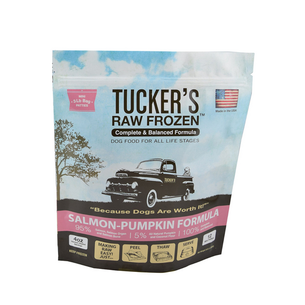 Tucker's Basics Salmon- Pumpkin Raw Forzen Dog Food | Kanu Pet