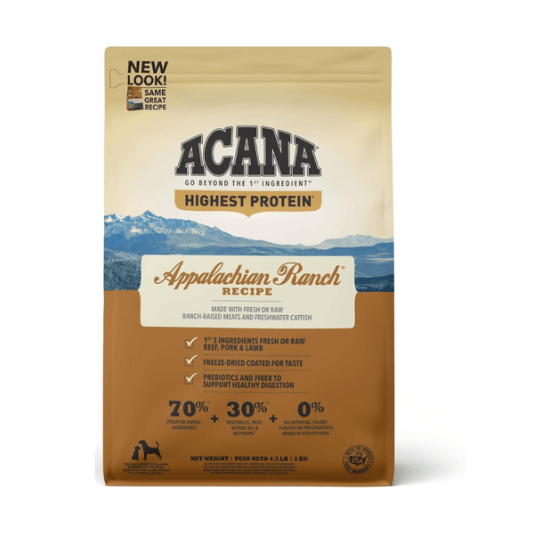 Acana Appalachian Ranch Grain Free Dry Dog Food | Kanu Pet