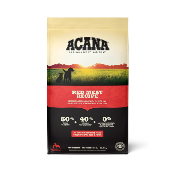 Acana Red Meat Recipe Grain Free Dry Dog Food | Kanu Pet 