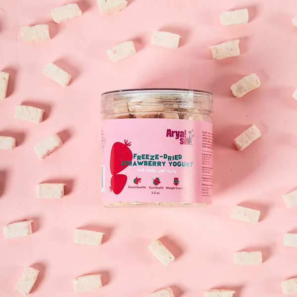Freeze-Dried Strawberry Yogurt Dog Treats | Kanu Pet