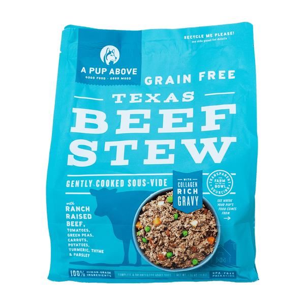 A Pup Above Texas Beef Stew Human Grade Frozen Dog Food | Kanu Pet