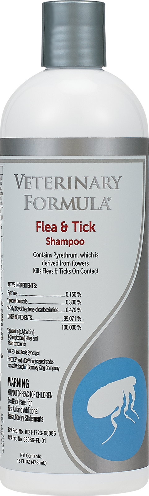 SynergyLabs® Veterinary Formula® Advanced Flea & Tick Dog Shampoo 16 Oz