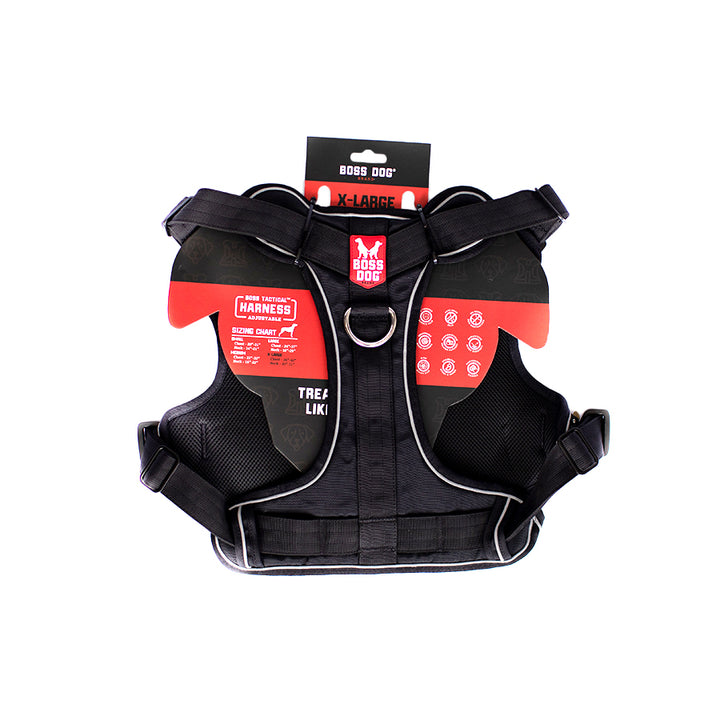 Boss Dog Black Tactical Dog Harness | Kanu Pet