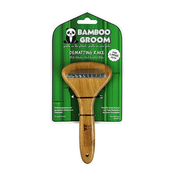 King Wholesale Pet Goods - Alcott Bamboo Groom Dematting Rake L