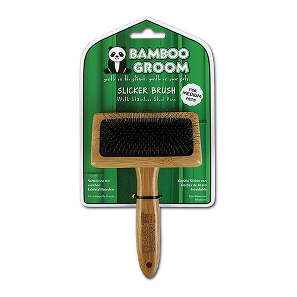 King Wholesale Pet Goods - Alcott Bamboo Groom Slicker Brush M