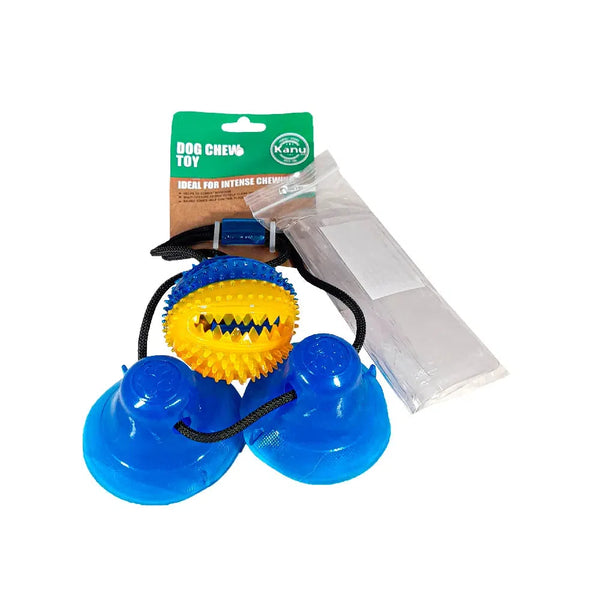 Kanu Pull Double Ball Sucks Dog Chew Toy | Kanu Pet