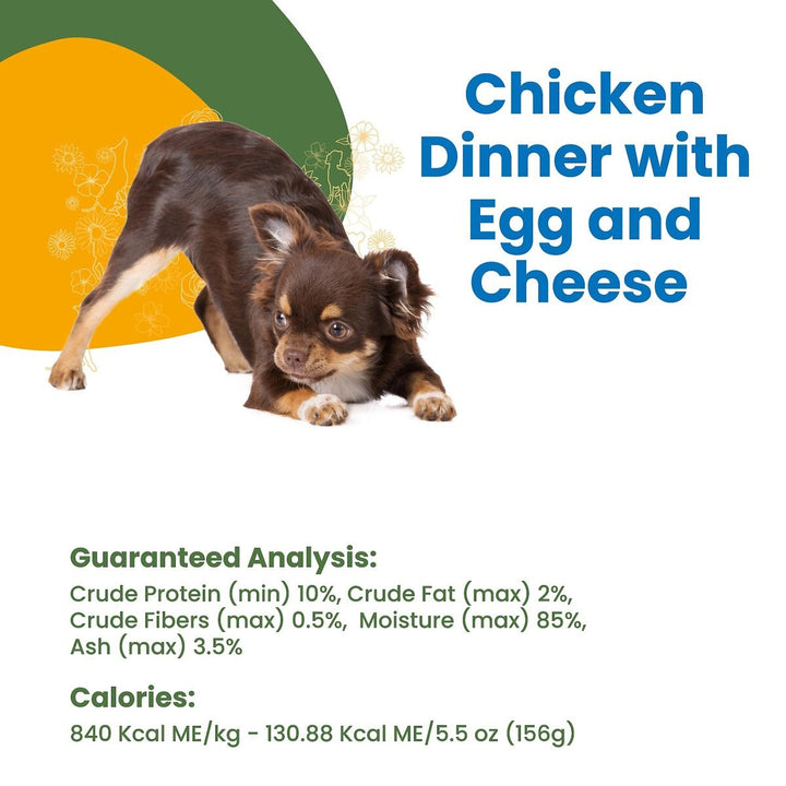 Almo Nature HQS Complete Chicken With Cheese & Egg Dog Wet Food | Kanu Pet
