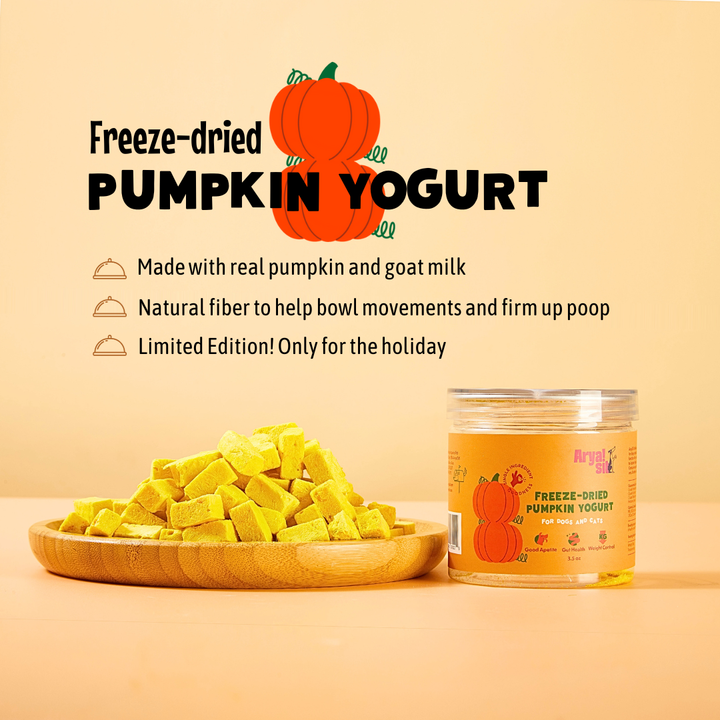 Arya Sit Freeze-Dried Pumpkin Yogurt | Kanu Pet