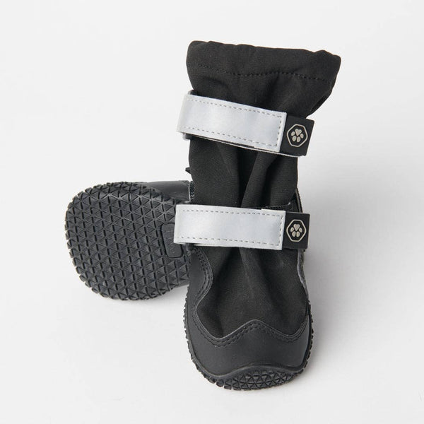 Spark Paws Flex Shell Water-resistant Black Dog Boots | Shop Now