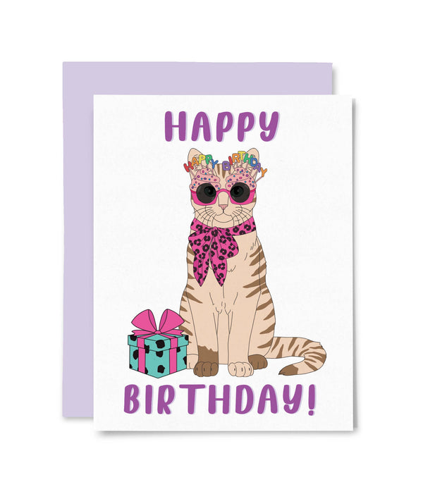 Illustrating Amy - Birthday Cat Card