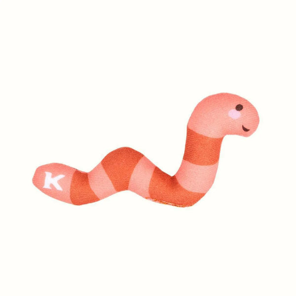 Kanu Pet Nude Worm Plush Toy for Cats