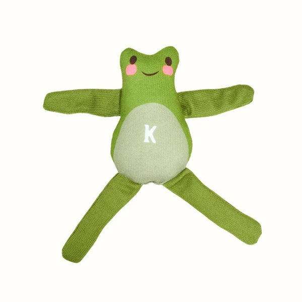 Kanu Pet Nude Frog Plush Toy for Cats