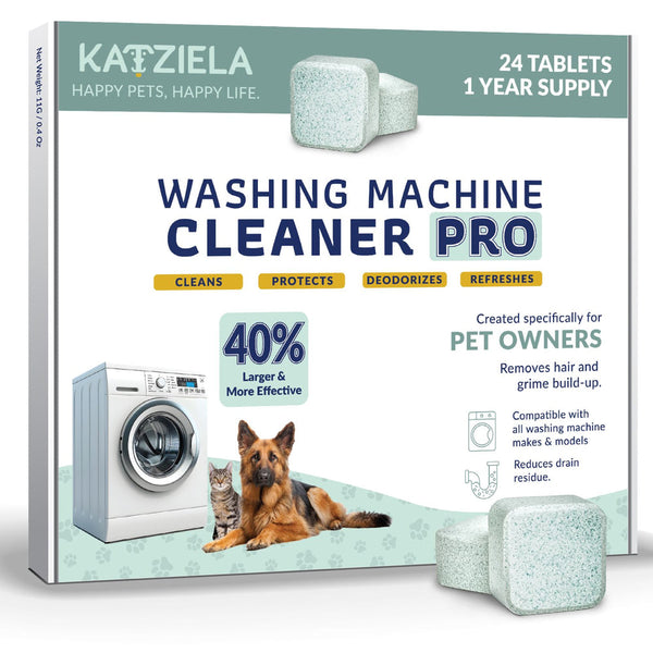 Katziela Washing Machine Cleaner Tablets Formulated for Pet Owners