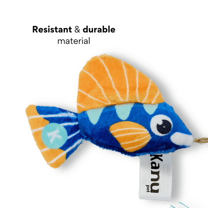 Kanu Pet Blue Fish Plush Cat Toy | Kanu Pet