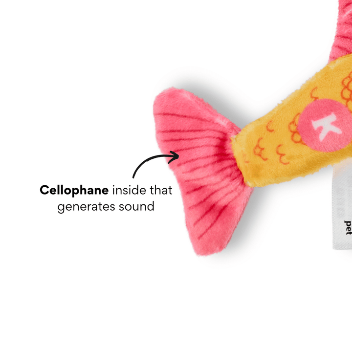 Kanu Pet Yellow Fish Plush Cat Toy | Kanu Pet