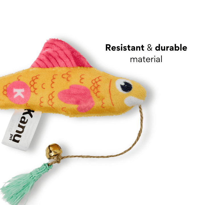 Kanu Pet Yellow Fish Plush Cat Toy | Kanu Pet