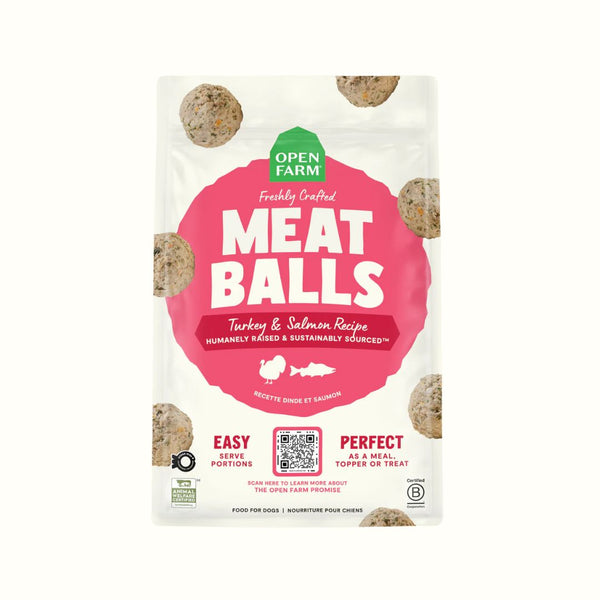 Open Farm Turkey & Salmon Freshly Crafted Meatballs Dog Food