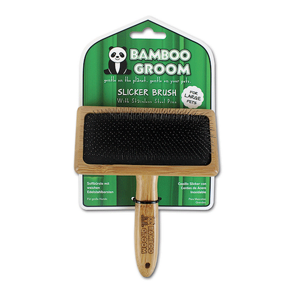 King Wholesale Pet Goods - Alcott Bamboo Groom Slicker Brush L