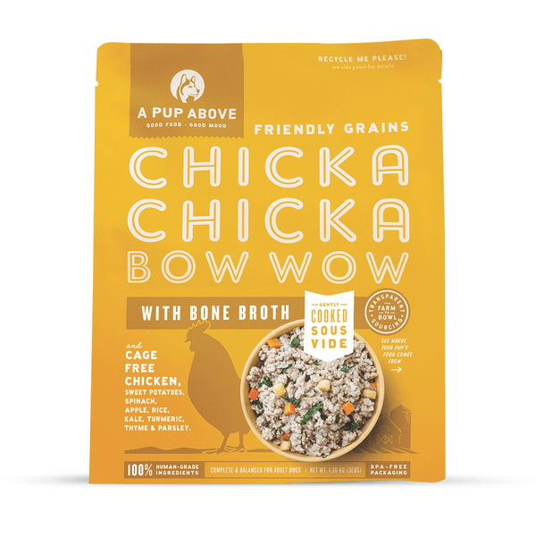 A Pup Above Chicka Bow Wow Human Grade Frozen Dog Food - Kanu Pet