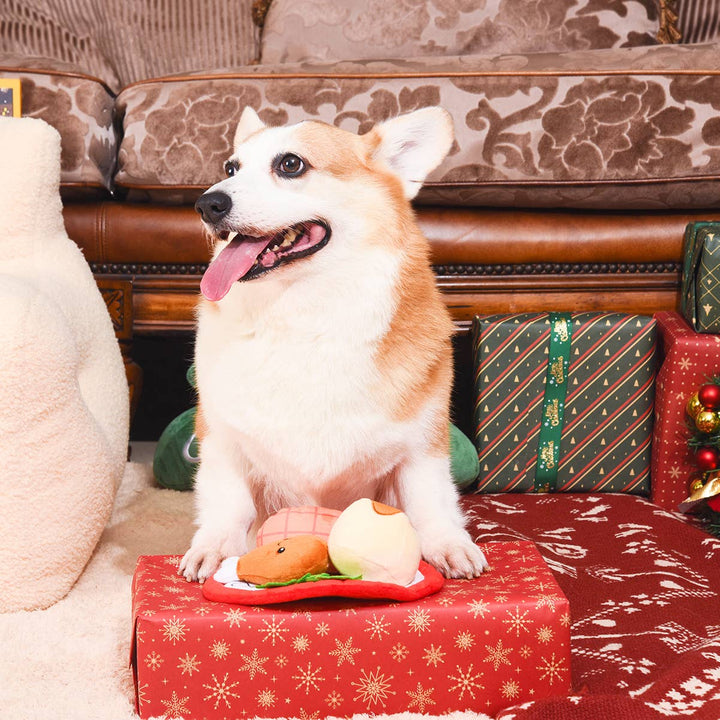HugSmart Pet Happy Woofmas - Christmas Dinner Dog Toy | Kanu Pet