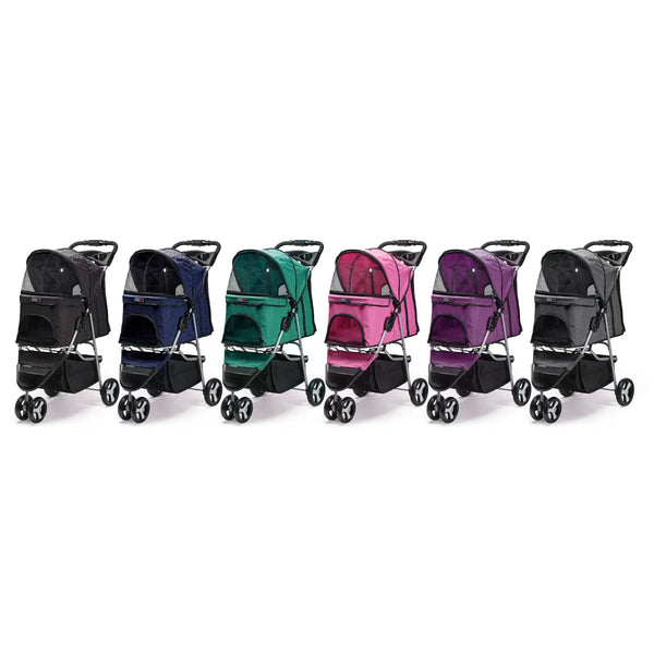 Dogline - Casual Pet Stroller + Removable Cup Holder