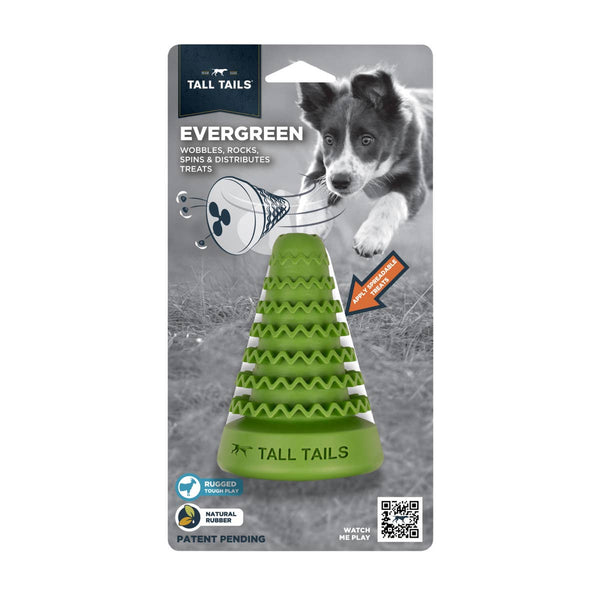 Tall Tails Natural Rubber Evergreen Tree Reward Dog Toy | Kanu Pet