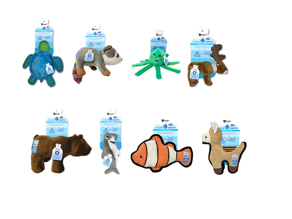 Spunky Pup - Clean Earth Recycled Plush Toys - 100% Sustainable