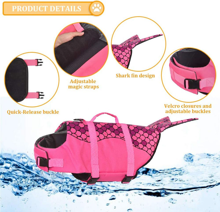 Dog Hugs Cat Mermaid Dog Life Jacket | Kanu Pet