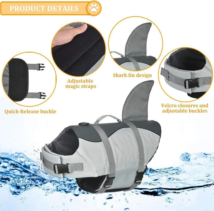 Dog Hugs Cat Shark Dog Life Jacket | Kanu Pet