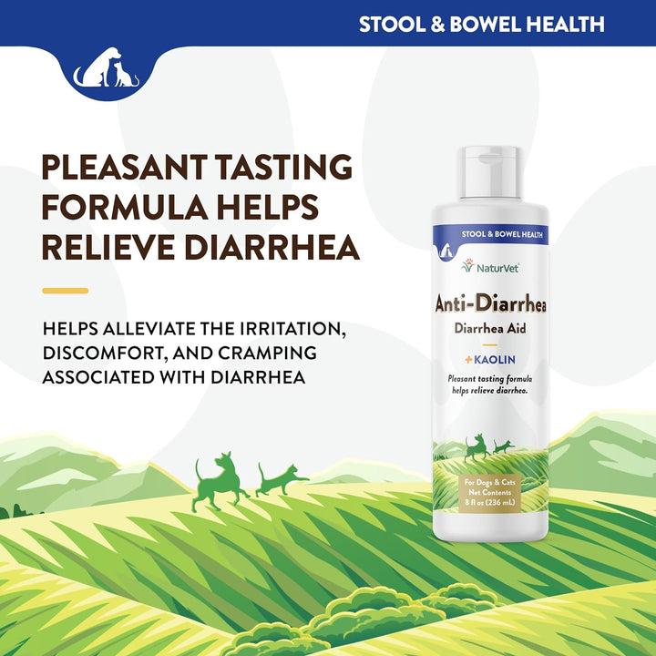 NaturVet Anti-Diarrhea Liquid Plus Kaolin for Dog | Kanu Pet