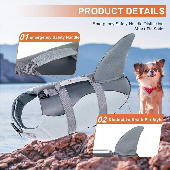 Dog Hugs Cat Shark Dog Life Jacket | Kanu Pet