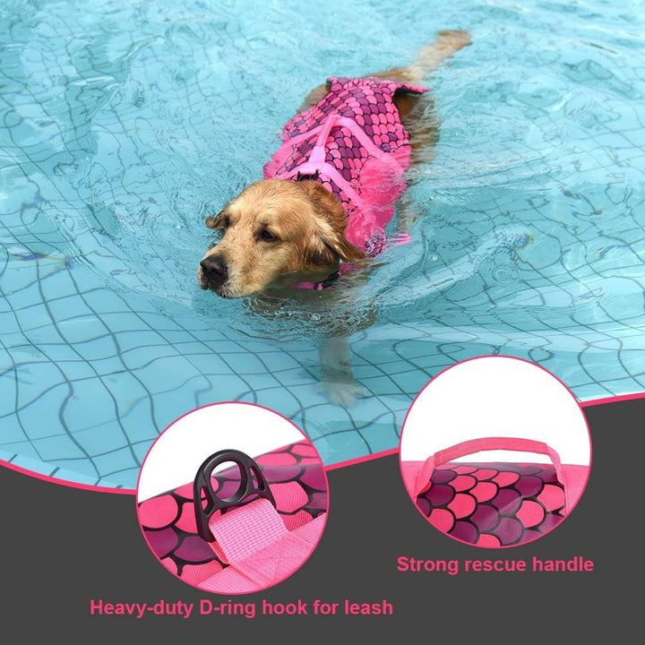 Dog Hugs Cat Mermaid Dog Life Jacket | Kanu Pet