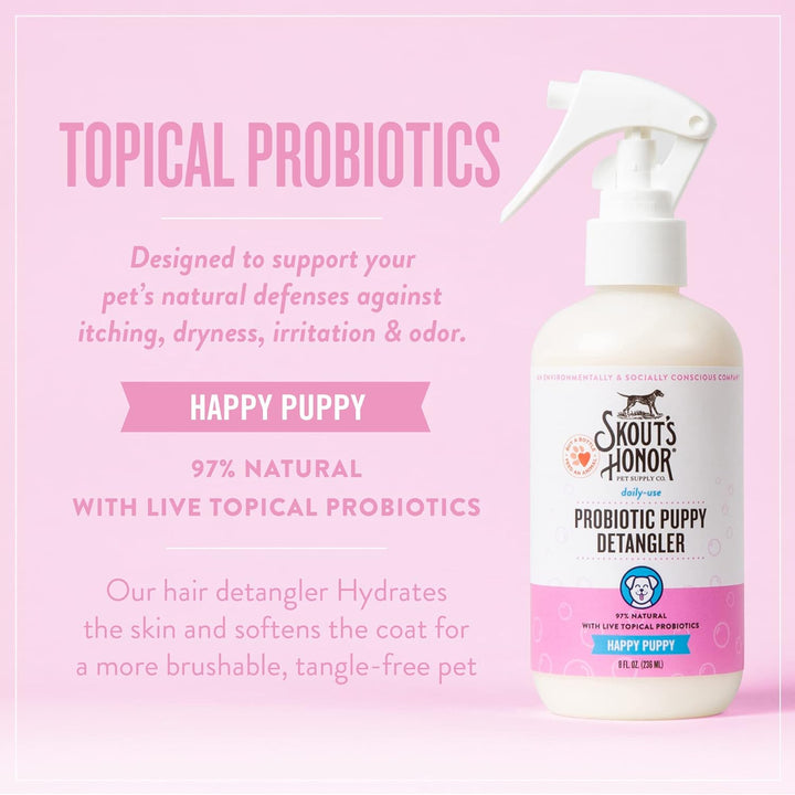 Skout's Honor Probiotic Puppy Detangler Puppy Spray | Kanu Pet