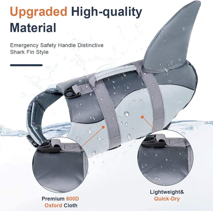 Dog Hugs Cat Shark Dog Life Jacket | Kanu Pet
