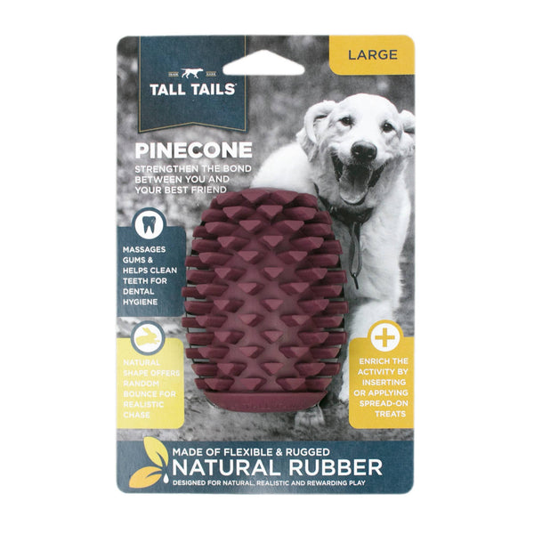 Tall Tails Natural Rubber Pinecone Dog Toy | Kanu Pet