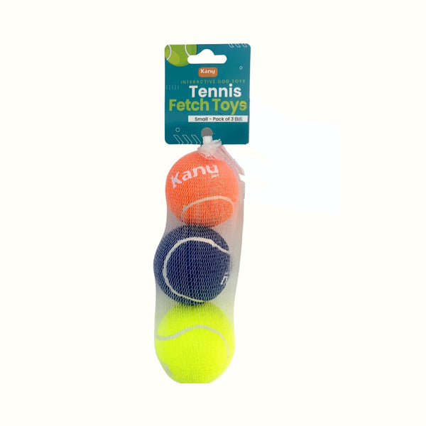 Kanu Pet Tennis Ball Toy Assorted Colors for Dogs