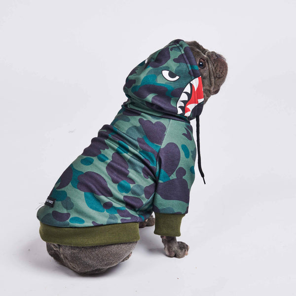 Spark Paws Shark Monster Dog Hoodie  | Shop Now