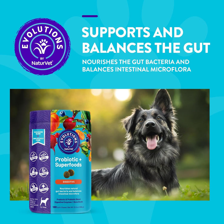 NaturVet Evolutions Probiotic Superfoods for Dogs | Kanu Pet