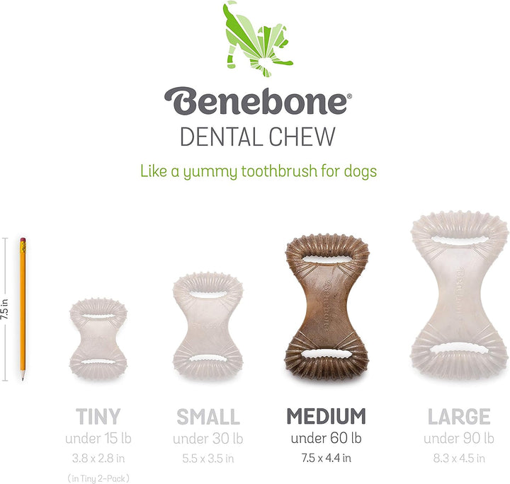 Benebone Dental Chew Peanut Butter Flavor Dog Chew Toy | Kanu Pet