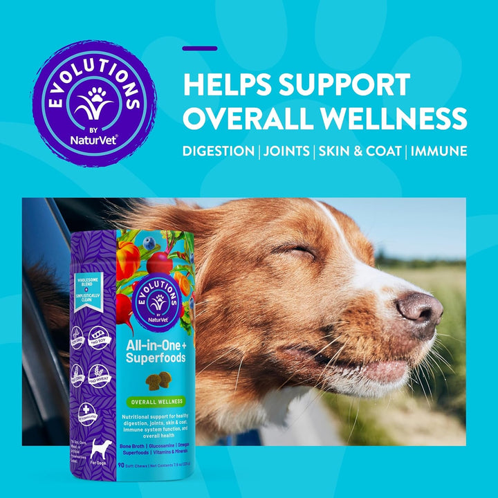 NaturVet Evolutions 5-in-1 Soft Chews for Dogs | Kanu Pet