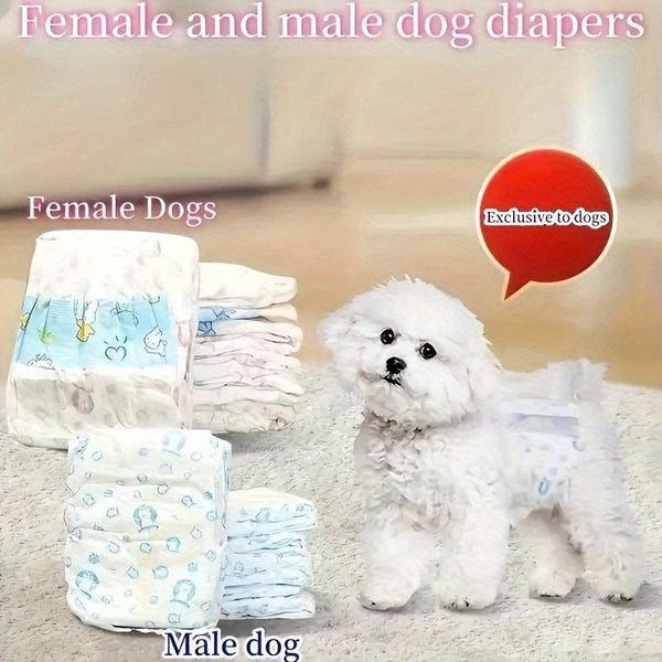 DIYSTORE - Pet Dog Diapers Safety Pants Sanitary Pants Male Dog Female Dog Diapers