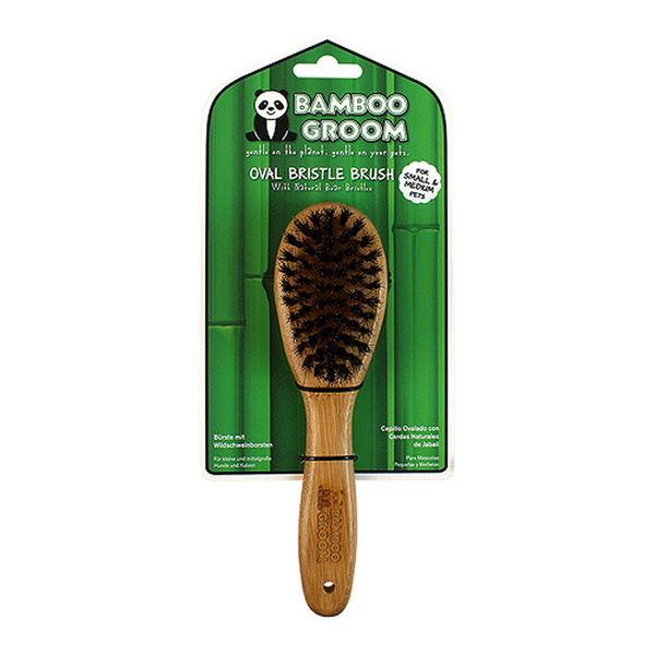 King Wholesale Pet Goods - Alcott Bamboo Groom Bristle Brush S/M