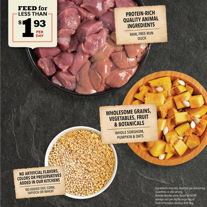 Acana Singles Wholesome Grains / Duck & Pumpkin Dry Dog Food| Kanu Pet