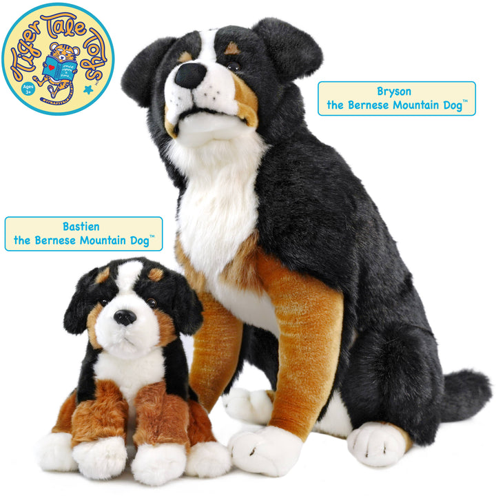 Viahart Toy Co.  Bryson the Bernese Mountain Plush Dog | Kanu Pet