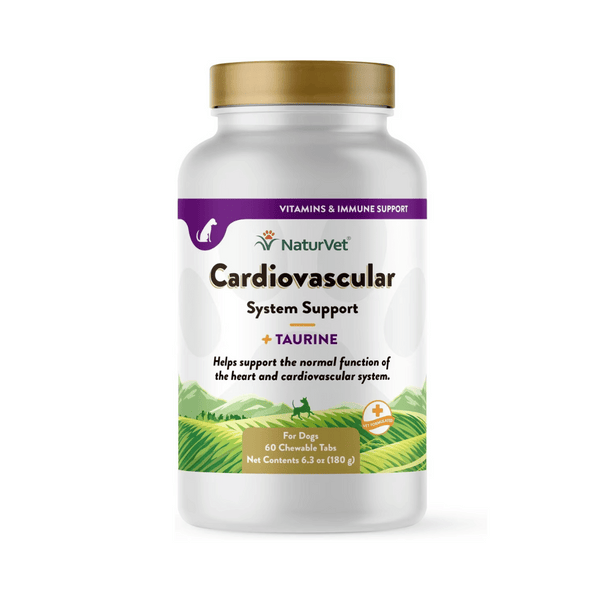 NaturVet Taurine Cardiovascular Support Dog Supplement | Kanu Pet