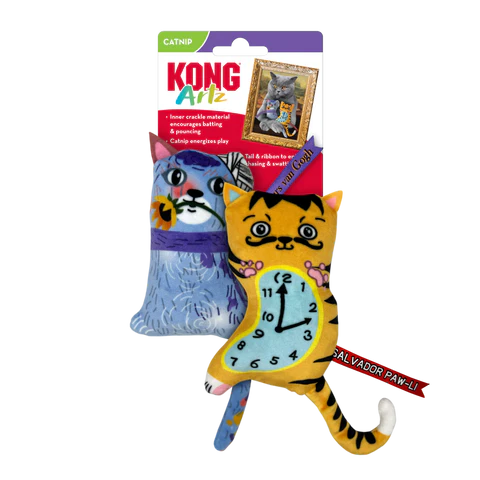 Kong Artz Dali/Van Gogh Plus Cat Toy