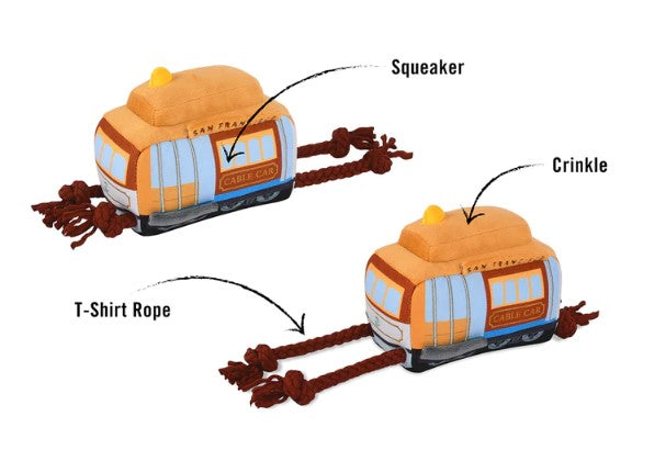 Pet Play Dog Canine Commute Collection San Pup cisco Cable Car