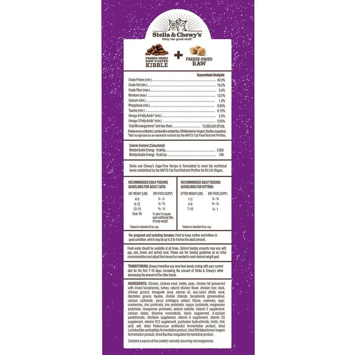 Stella & Chewy's Raw Blend Cage Free Recipe Cat Food | Kanu Pet