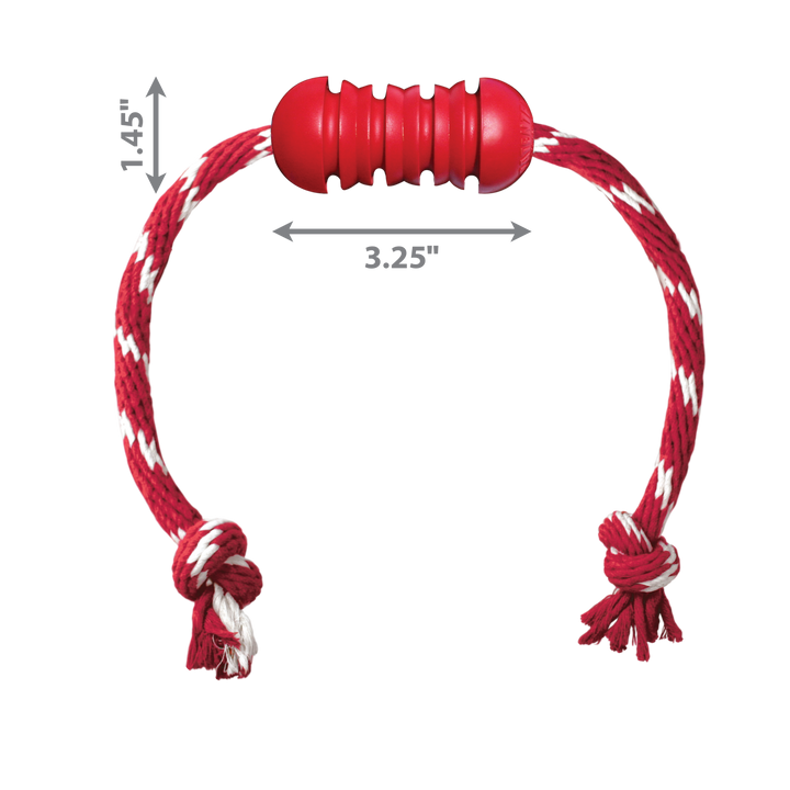 Kong Dental W/ Rope Dog Toy | Kanu Pet